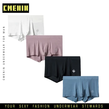 

4pcs/lot Men Underwear Male Underpants Boxer Man Boxers Modal Under Wear Cueca Shorts Men's Clothing Breathable Comfortable 308