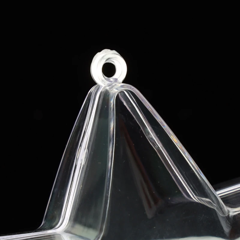 10 см пентаграмма шестиугольная звезда прозрачная пластиковая 3D форма бомбы для ванны Рождественская форма бомбы для ванны DIY украшения аксессуары для ванной
