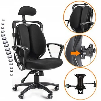 

Ergonomic Office Chair Desk Computer High Back Swivel Chair Managerial Executive Chair with Adjustable Headrest & Back Support