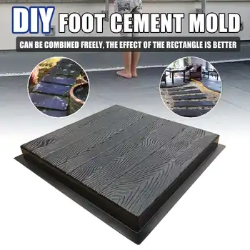 

55*50cm Wood Grain DIY Pavement Path Cement mold Paving Mould Garden Road Courtyard Concrete Mold Stepping Stone Maker Reusable