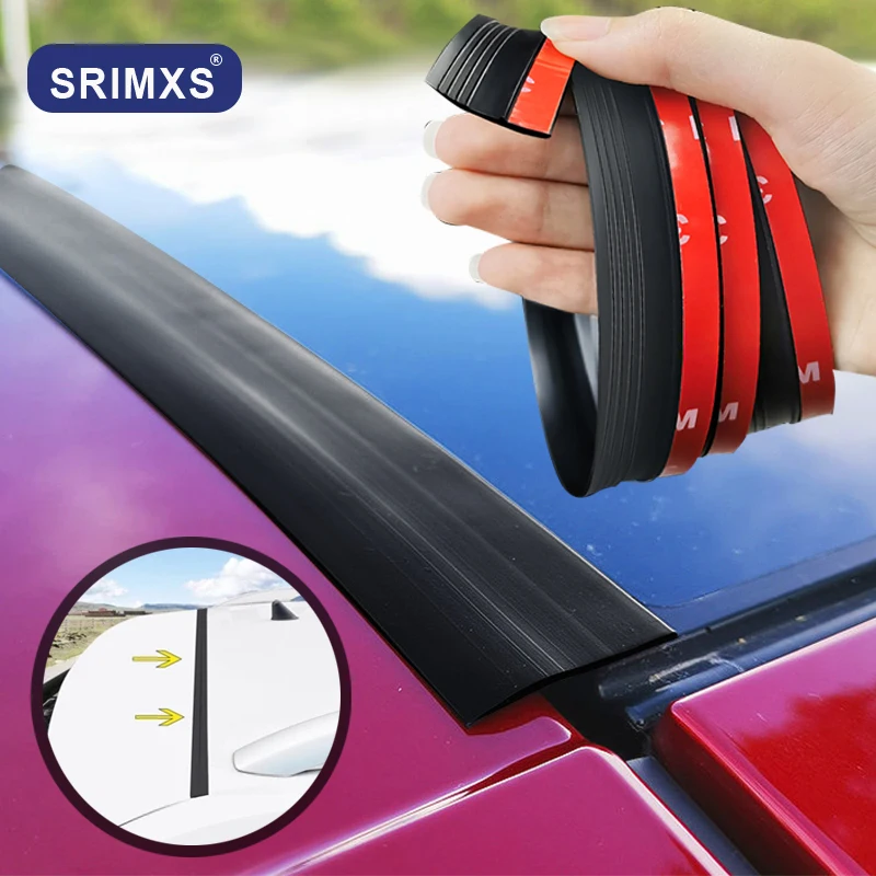 Car Rubber Sealing Strip Auto Trunk Lid Gap Seal for Suv Hatchback Upper Edge Automotive Dustproof Sealant Accessories | Автомобили и
