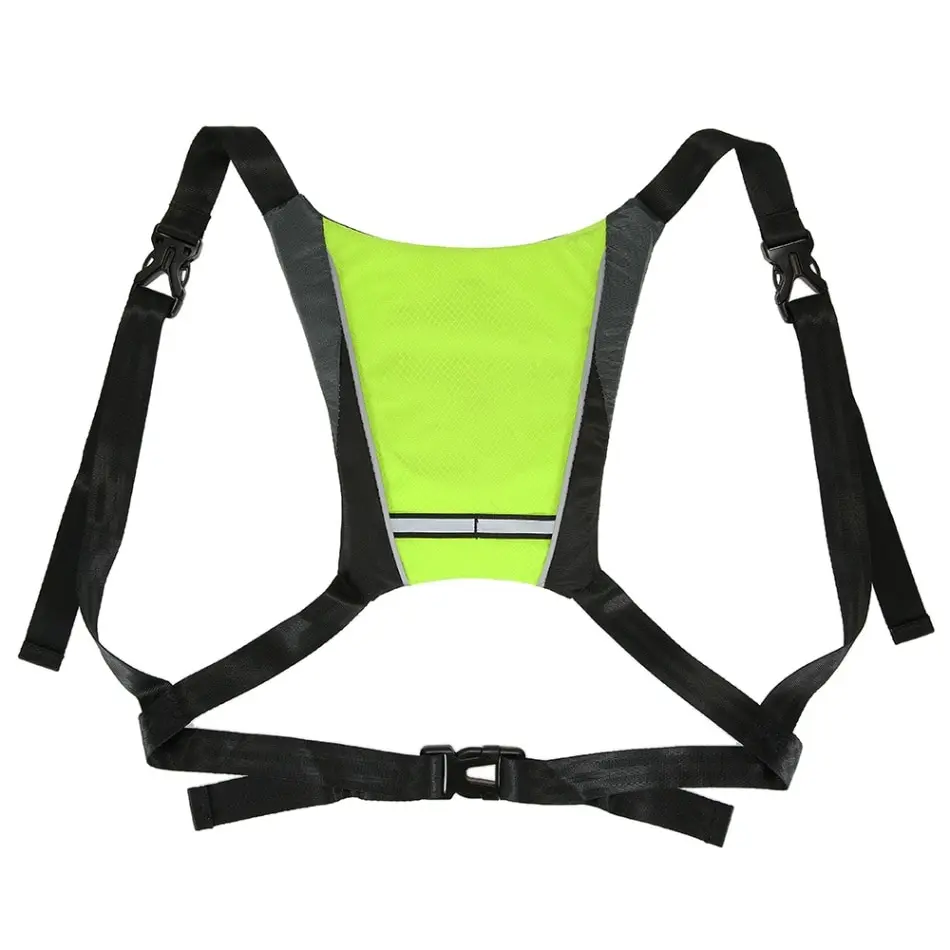 Lixada Wireless Reflective Cycling Vest with Turn Signal Light Remote Control Outdoor Sport Safety Bag Gear for Motorcycle - Цвет: Green Style 1
