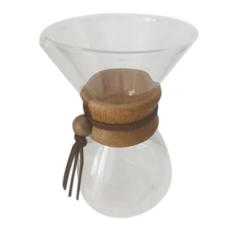 

Pour Over Coffee Maker ,600ML Glass Coffee Pot&Coffee Brewer with Stainless Steel Filter,High Heat Resistance Decanter