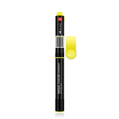 MUXI 600 градиентный цветной маркер ручка с двойной головкой кисть для рисования креативная Волшебная цветная Манга Аниме ручки для рисования подарочные товары для рукоделия - Цвет: 1pcs-Y107