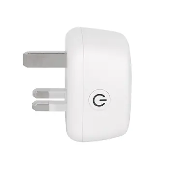 

U2S WiFi Smart Wireless Voice Control Time Switch Plug With Ports Timing Socket For Amazon Alexa Echo Dot Google Home UK Plug