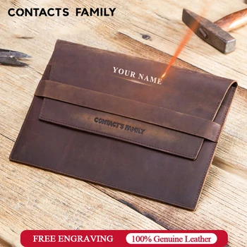 

Personalized Rustic Genuine Leather Sleeve Case Pouch For iPad mini 7.9 inch Unique Personal For iPad mini 2 3 4 5 Tablet Sleeve