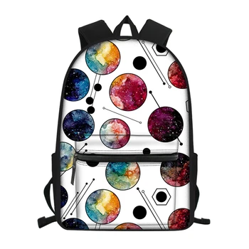 

Geometry School Bags Galaxy Casual Travel School Backpacks Multifunction Waterproof Bags Large Capacity Rucksack Kids Mochila