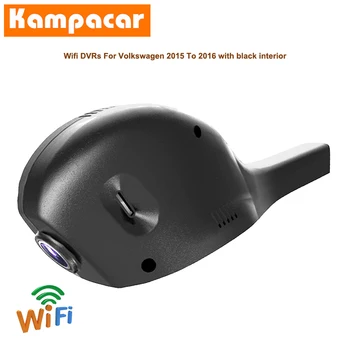 

Kampacar Dash Cam Car Dvr Camera VW03-B For Volkswagen CC Low Configuration Sharan TSI V6 Black Roof 2015 To 2016 Y Auto Dashcam
