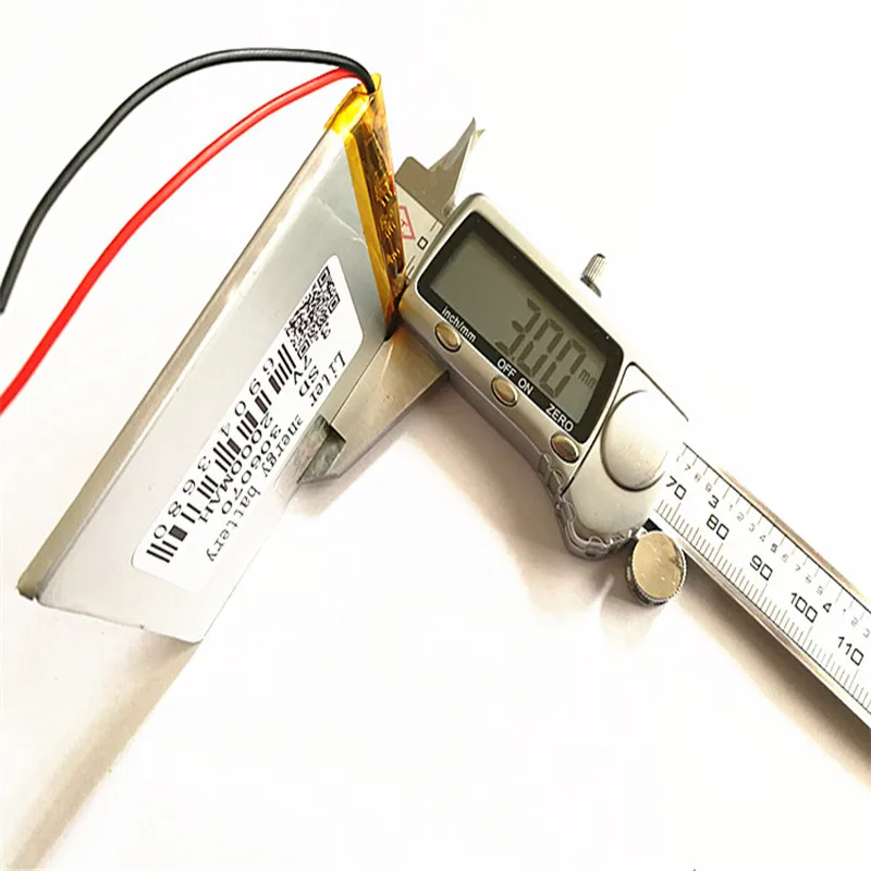 3,7 V литий-полимерный аккумулятор 306070 036070 gps экран 2000MAH рукописные книги
