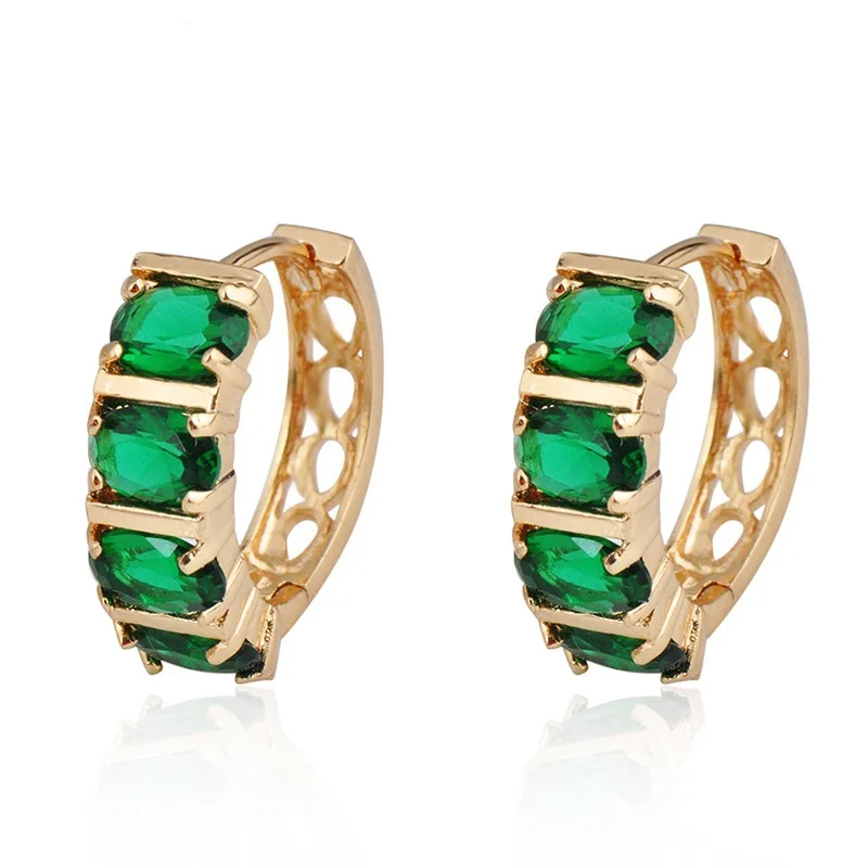 green gold Jellystory, классические серебряные 925 серьги для женщин, изумруд, аметист, обсидиан, сапфир, ювелирное изделие, подарок на свадьбу,, серьги - Цвет камня: green gold
