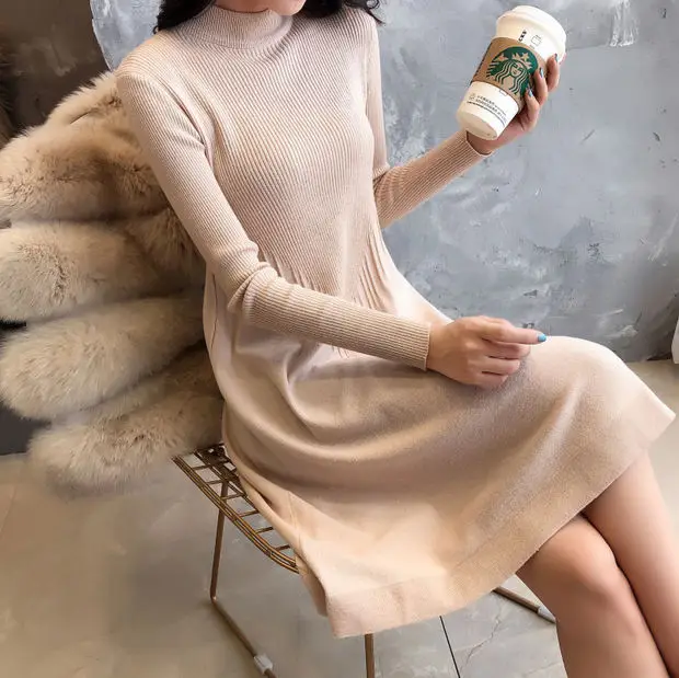 Top Cotton Half Solid Jumper Pullover Feminino 9487 New Women's Dress With Bright 52- 2 / F, 6 Rows, 3 Shelves