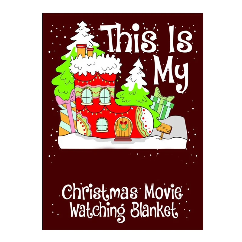 Это мое рождественское одеяло для просмотра фильмов Забавный праздничный подарок 150x130 см/200x150 см@ LS