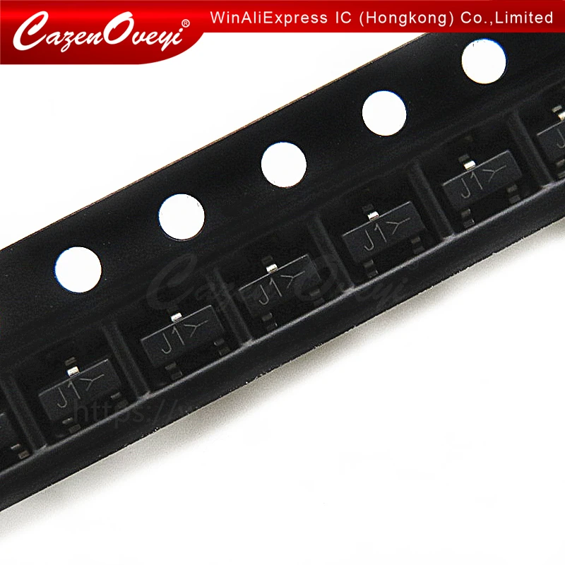 100 шт./лот BSS138 J1 SOT-23 BSS138LT1G SOT23 MOSFET N-канал 50V 200MA на складе | Электронные компоненты и