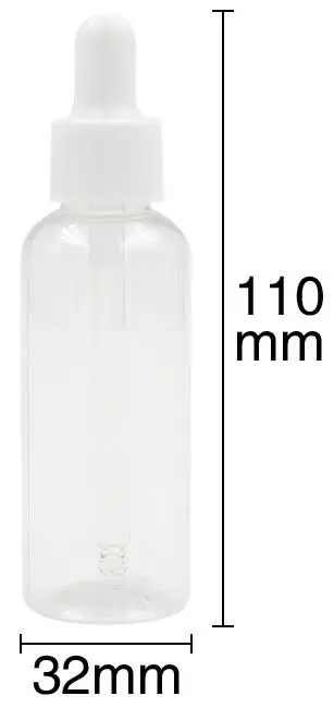 50ML Clear/Brown/Blue/Pink PET Plastic Travel Convenient Essential Oil Bottle,DIY Empty Cosmetic Essence/Serum/Perfume Container