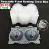 20Pcs Cutting Grafting Rooting Ball Reusable Plant Rooting Ball Sapling Propagation Breeding Box Garden Plant Root Growing Box 2