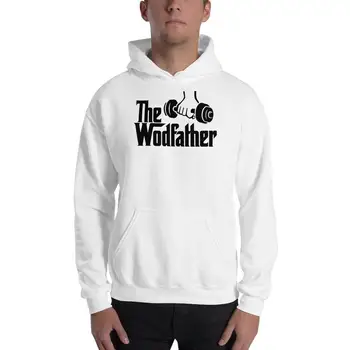 

The Wodfather - Hooded Sweatshirt - Gym Hoodie - Muscle Man Hoodie - Bodybuilder Hoodie - Love Gym Godfather Hoodie