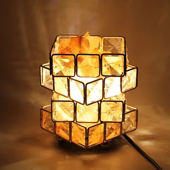 

LED Night Light USB Crystal Light Salt Light Light Mood Creator Indoor Warm Table Lamp Bedroom Lava Lamp Air Purifier