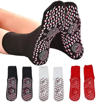 

Sports Massage Socks Comfortable Breathable Tourmaline Magnet Therapy Massager Winter Self-Heating Health Foot Care Socks