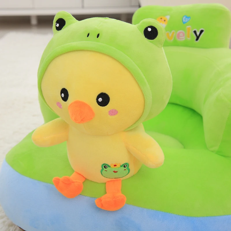Cute Soft Stuffed Baby Seat Plush Toy Animal Toys Infant Back Support Learning Sit Safety Baby Sofa Feeding Chair Seat Kid Gift