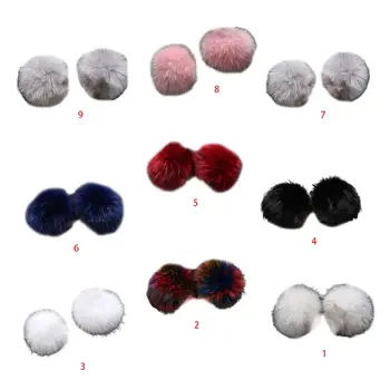 

Oversized Faux Rabbit Fur Thicken Cuff Women Winter Warm Wrist Gloves Oversleeve