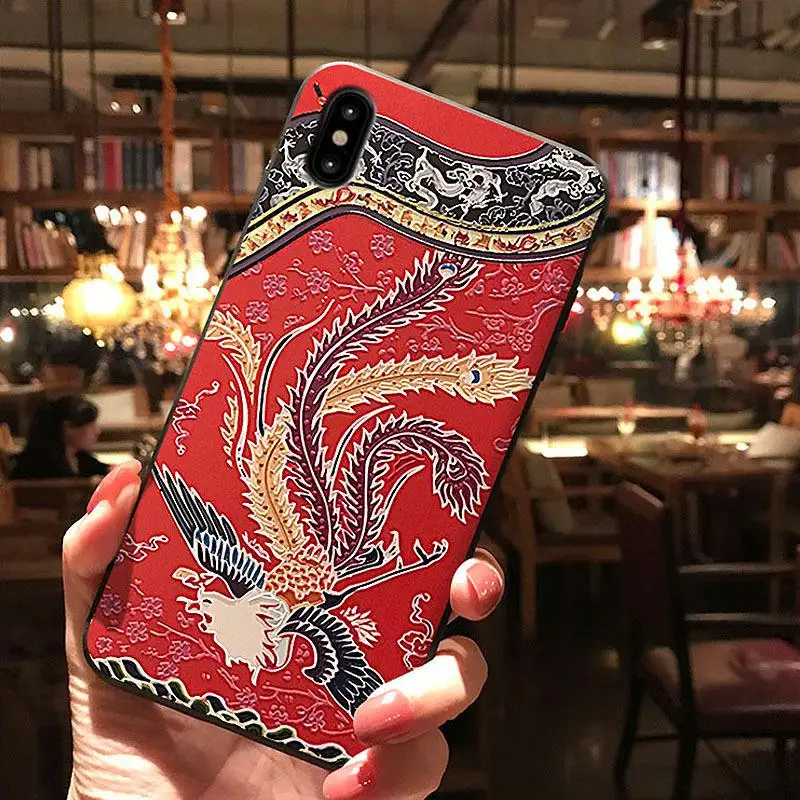 Для iphone 6/7/8plus11xr xsmax PA халат рельефный Чехол для мобильного телефона чехол Изысканная цветная картина шокированы вашу красоту - Цвет: Лимонно-желтый