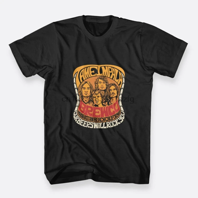 Brewco Tame Impala Мужская футболка от S до 3XL цвет черный |