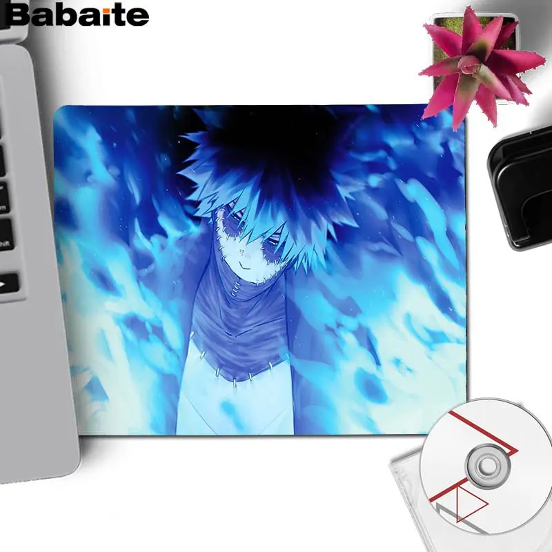 Простой Дизайн MY HERO Academy DABI Подгонянные коврики для мыши компьютерный Аниме Коврик для мыши и ноутбука резиновый ПК компьютерный игровой коврик для мыши - Цвет: Lock Edge25x29cm