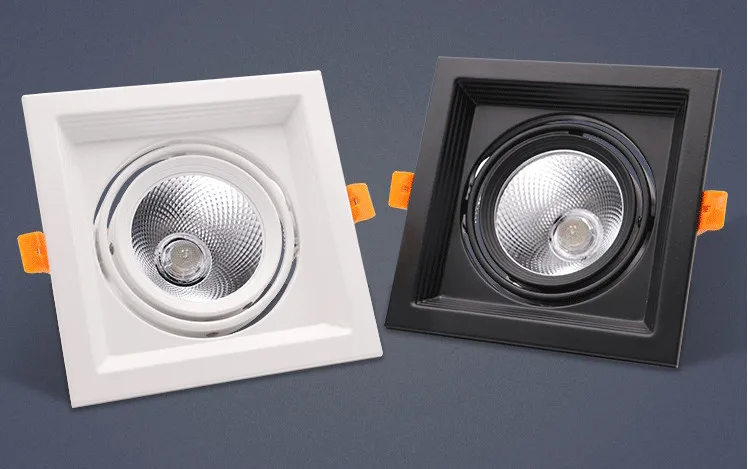 led格栅灯嵌入式方形单头筒灯网格铝格栅葡萄架天花斗胆灯15x15cm-tmall_01