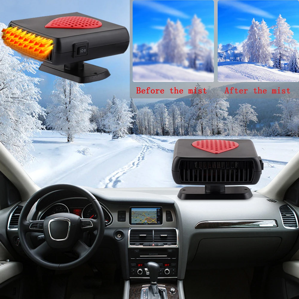 Heizlüfter 12V 200 ватт KFZ Авто Красный Keramik Heizer ScheibenenteiserDE