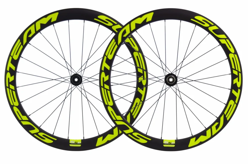 SUPERTEAM тормозной диск колес комплект колес для велокросса 50 мм клинчерная покрышка из углеродного волокна велосипед диск колесная V форма