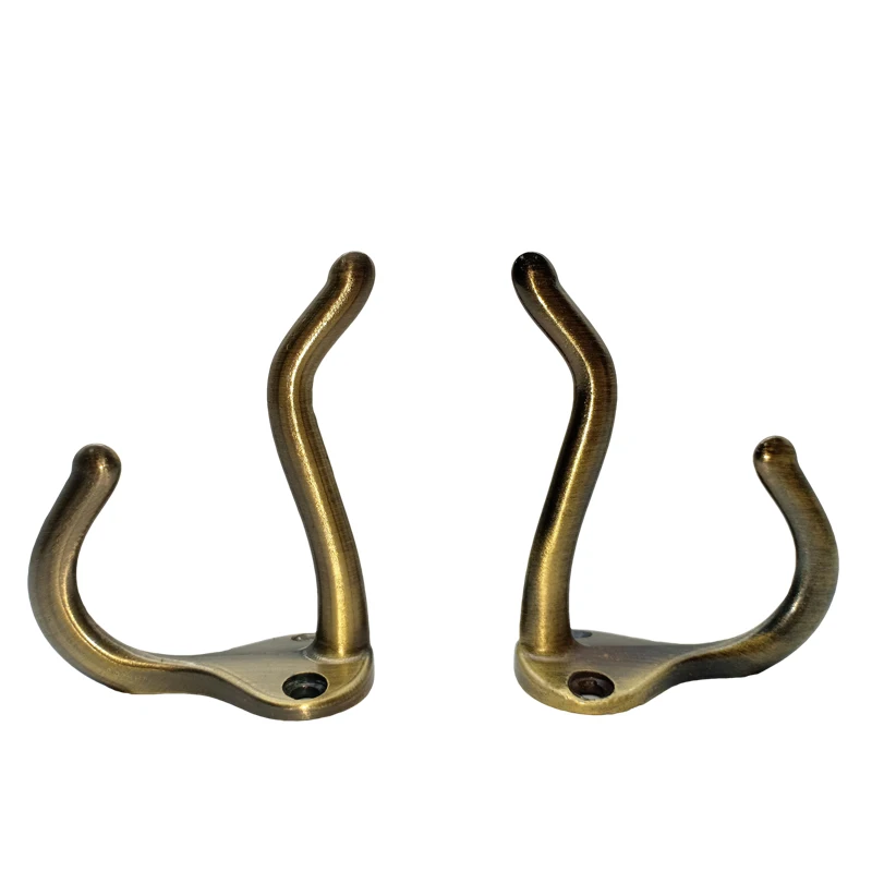 2 шт. крючок для пальто и шляп ткань вешалка металлический настенный деревенский
