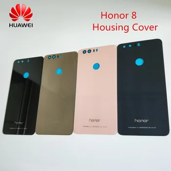 

Huawei Honor 8 Back Glass Battery Cover Rear Door Housing Case Panel For Honor8 Back Glass Cover + Sticker & logo