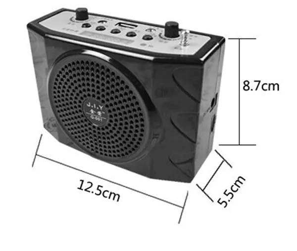 Bluetooth громкий динамик с микрофоном голосовой усилитель для Мегафона динамик для обучения гида распродажа