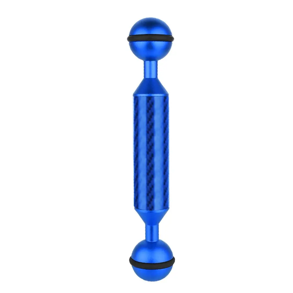 Diving Photography Carbon Fiber Dual Ball Head Float Buoyancy Arm Camera Underwater Tray Kit Ultralight - Цвет: blue