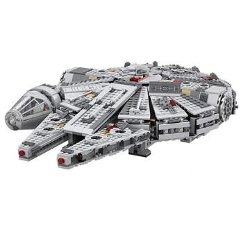 

1381Pcs Force Awakens Star and Wars 05007 Millennium 79211 Falcon Model Building Blocks Toys For Children 75105