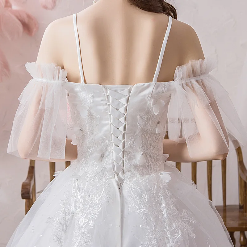 Свадебное платье, свадебное платье с цветами, платье для невесты, vestido de noiva WED90572