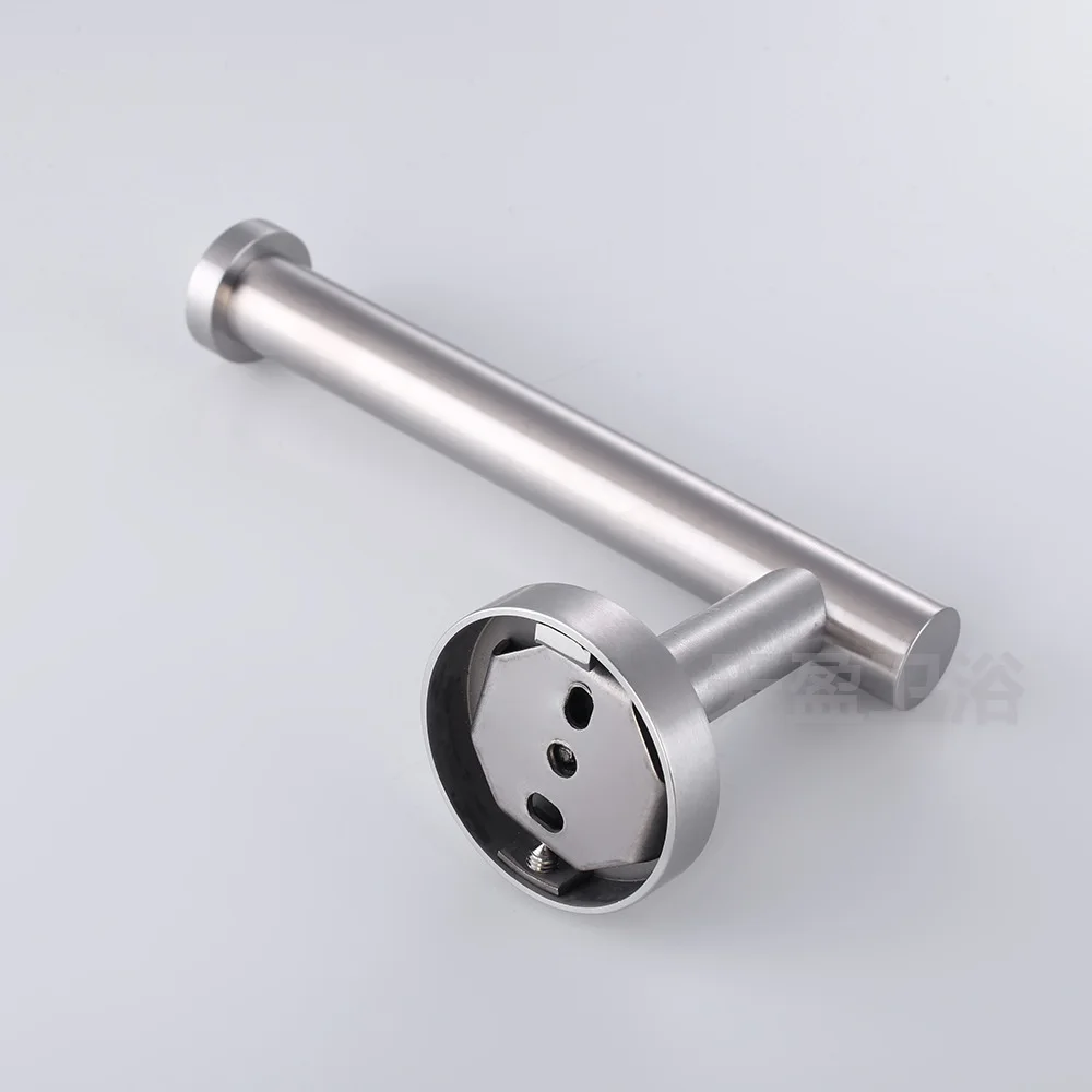304 Stainless Steel Paper Towel Holder Brushed A- line Tissue Holder Toilet Roll Stand Bathroom Hook Unit Large Quantity Can Bar