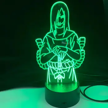 

Orochimaru Naruto Gift Acrylic 3d Lamp Anime Nightlight for Kids Bedroom Decor Kids Gift Room Desk 2020 Anime Naruto Led Light