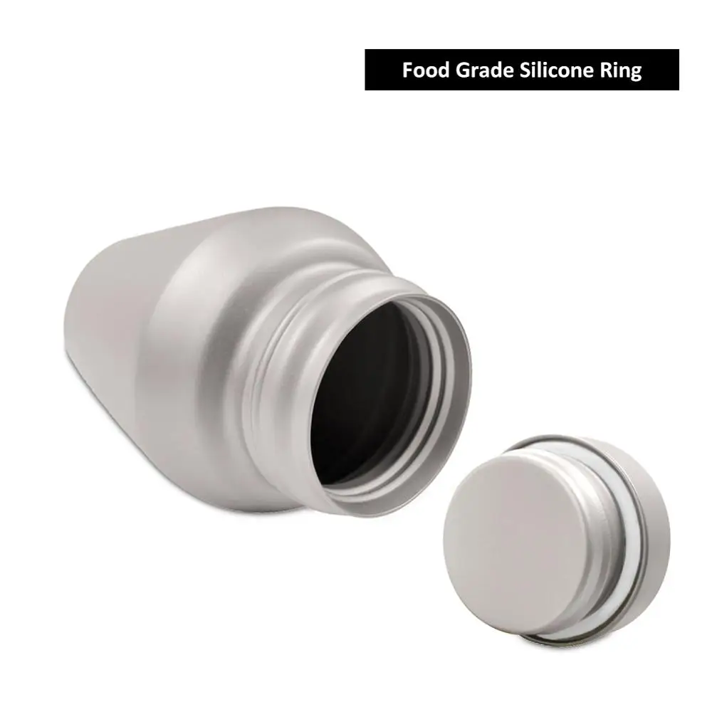Garrafa de Água de Titânio de Grande Garrafa de Água Potável com Tampa Traseira para Corda para Viagens ao ar Leve de 1.2l1.5l com Garrafa de Água Silverant Capacidade Potável Ultra Leve de 1.2l1.5l com Livre 9 leve de 1.2L 1.5L com garrafa de