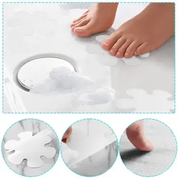 

20pcs/set Anti Slip Bath Mat 10x10cm Grip Stickers Non Slip Shower Strip Flooring Safety Tape Mat Pad PVC Anti Slip Bathroom Mat
