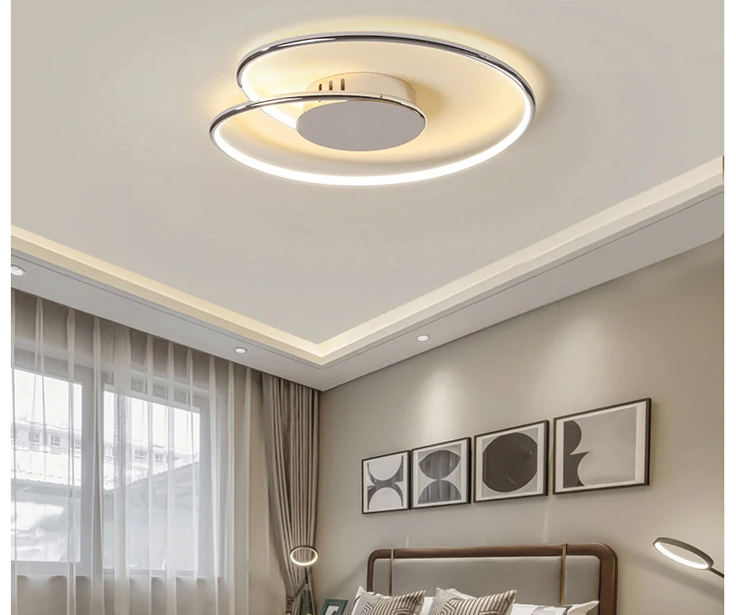 LICAN хромированная/позолоченная современная светодиодная Люстра для гостиной, спальни, кабинета, дома, деко, 90-260 В, люстра, fixtues