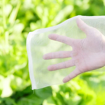 

100pcs Protection Fruit Plant Pest Control Garden Colander Anti Bird Nylon Mesh Drawstring Tool Vegetable