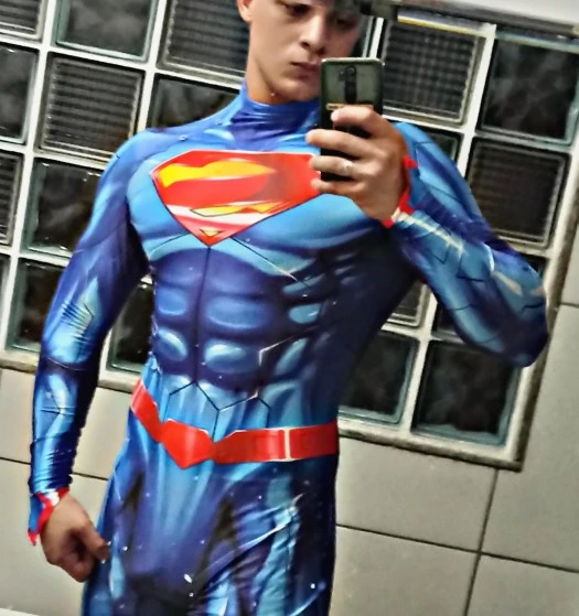 Costume de cosplay de héros Smile pour adultes et enfants, anime Zentai  trempé, costume de batterie d'Halloween pour hommes et garçons, bleu  classique, nouveau, 52 - AliExpress