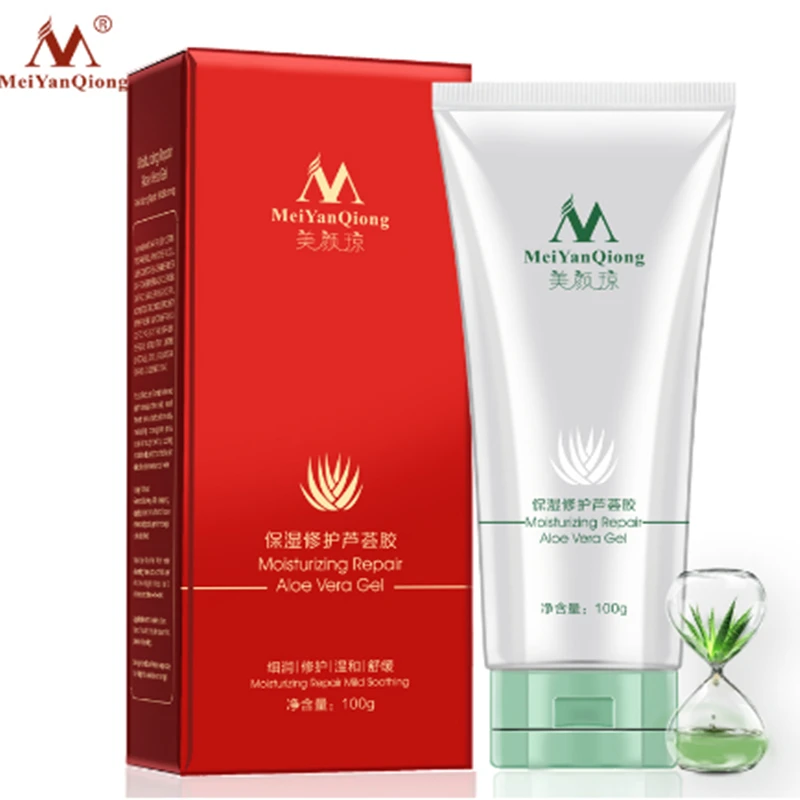 100G Moisturizing Repair Aloe Vera Gel Skin Care Natural Plant Extracts Ance Treatment Mild Soothing Face Care Day Cream Nourish