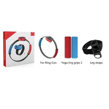 

1Set Fitness Ring Adventure Sport Game Kit Leg Strap Ring-Con Grip for NS Switch