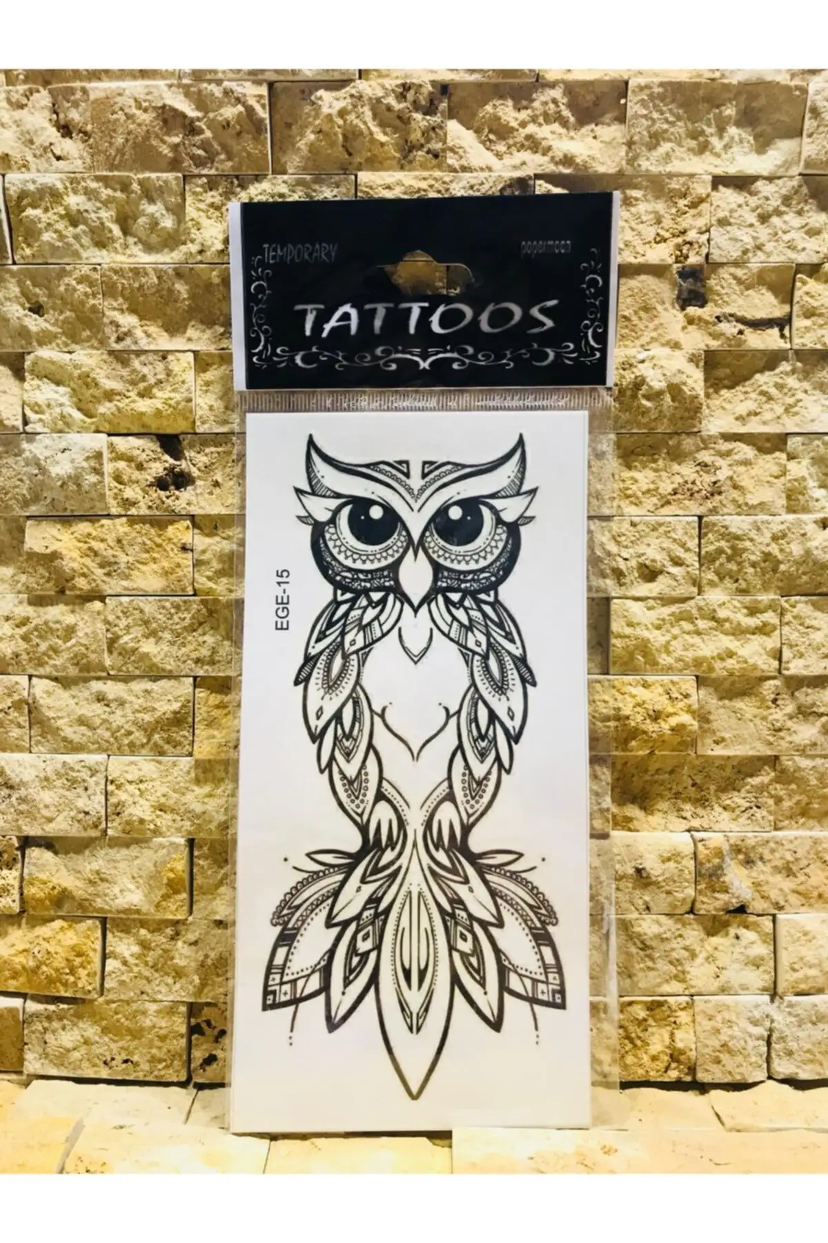 Temporary Owl Modeled Tattoo | Красота и здоровье
