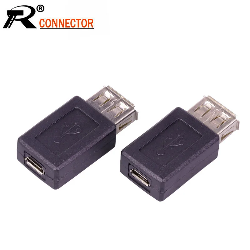 10 шт./лот USB2.0 Тип Женский Джек 5 PIN Micro USB Женский адаптер USB F/F Муфта конвертер Расширение Разъем
