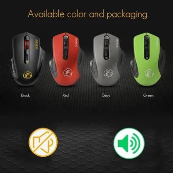 

2020 New Mouse USB Computer Mouse Silent Ergonomic Mouse 2000 DPI Optical Mouse Gamer Noiseless Mice Wireless For PC Laptop