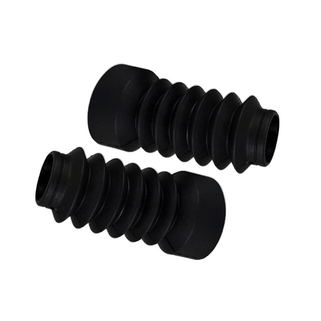 Pair Motorcycle Front Fork Gaiter Dust Cover Gators Boots For Honda 18 27 28 34 35 56 Motorcycle Fork Rubber Cover