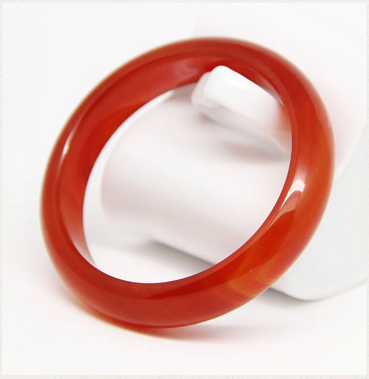 

Hot Sale Christma Gift Natural Carnelian Agate Bangle Exquisite Elegant Jade Bracelet Hand Decoration Crafts Jewelry Accessories